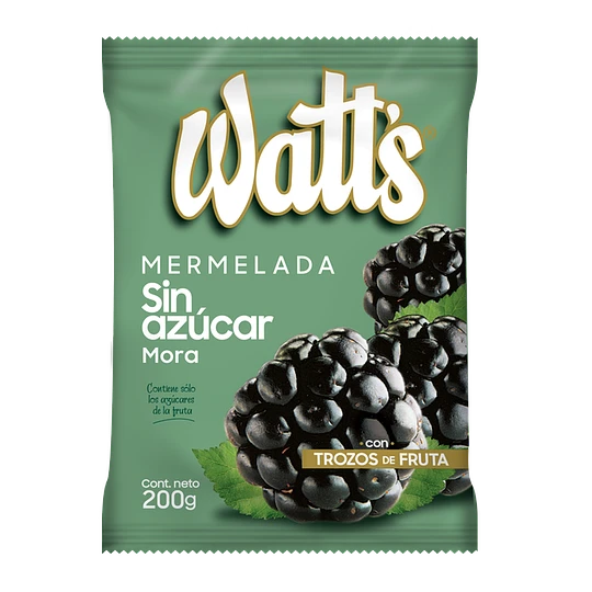 MERMELADA WATTS Sin AZU SACH MORA 200 grs.