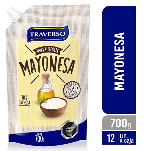MAYONESA 700Gr DOYPACK TRAVERSO