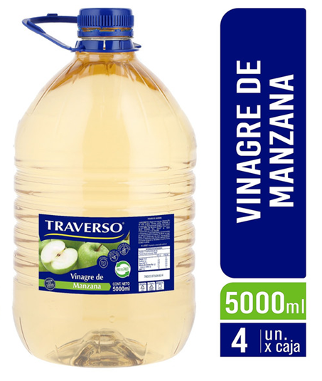 VINAGRE DE MANZANA TRAVERSO 5 LITROS