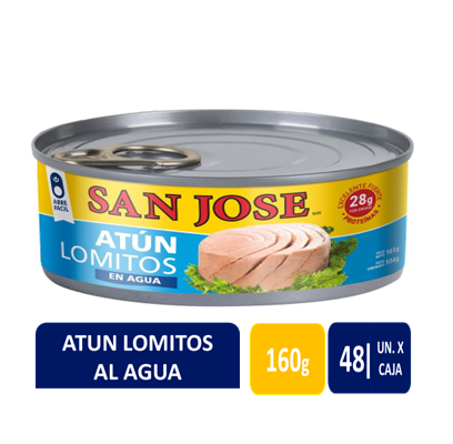 ATUN LOMITO EN AGUA SAN JOSE 160gr.