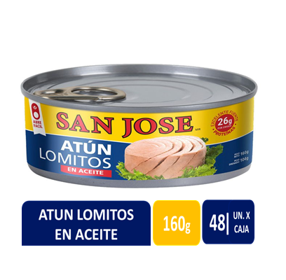 ATUN LOMITOS EN ACEITE SAN JOSE 160gr.