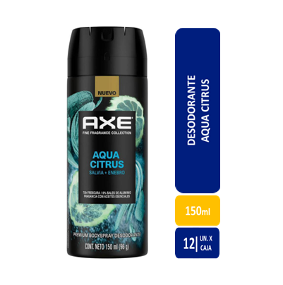 AXE DEO AER BS AQUA CITRUS 96GR/ 150ML