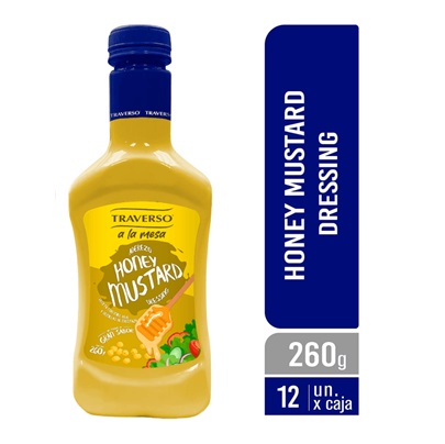 HONEY MUSTARD DRESSING TRAVERSO 260GR PET