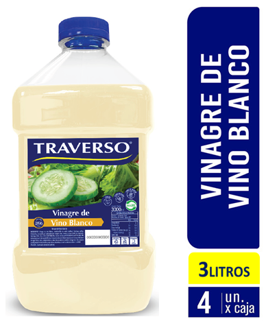 VINAGRE DE VINO BLANCO 3000ML PET