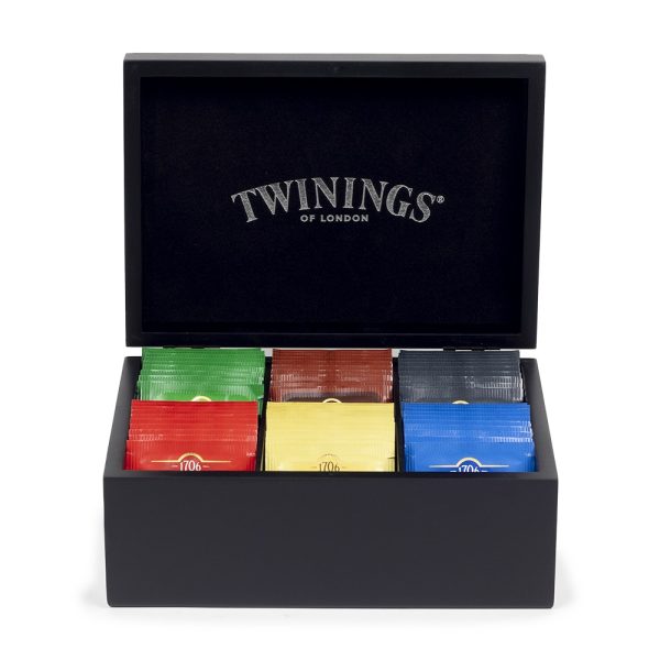 TE SABORES 60 BOLSITAS TWININGS - CAJA DE MADERA