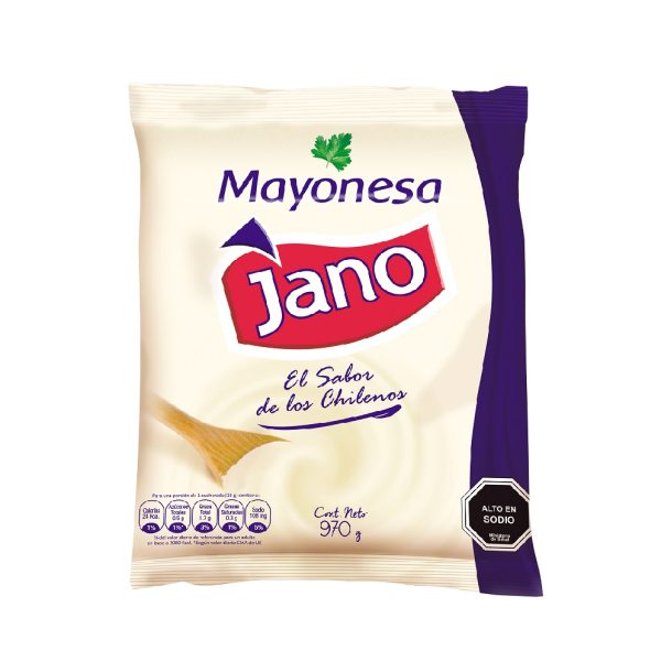 MAYONESA  BLANCA 970 GR JANO