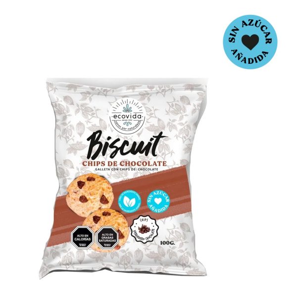 GALLETAS CHIPS CHOC. BISCUIT 100 GRS. ECOVIDA