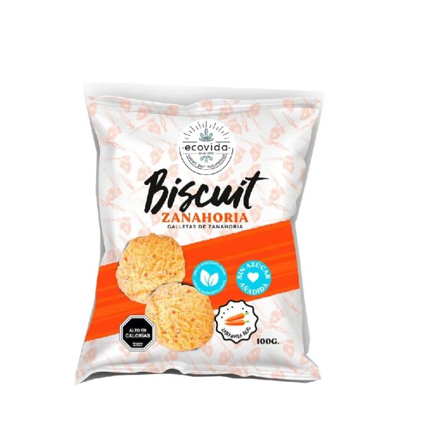 GALLETA DE ZANAHORIAS S/AZUC 100 GRS ECOVIDA