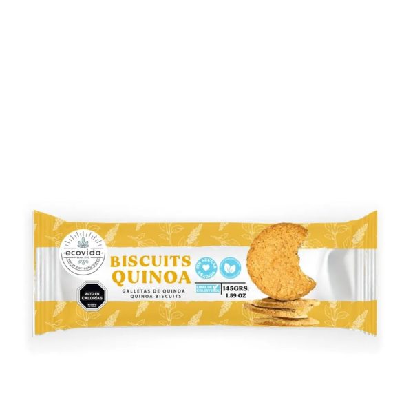 GALLETAS QUINOA S/AZUC 145 GRS. ECOVIDA