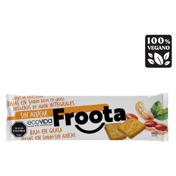 GALLETA EMPAREDADP MANI S/AZUC 150 GRS. ECOVIDA