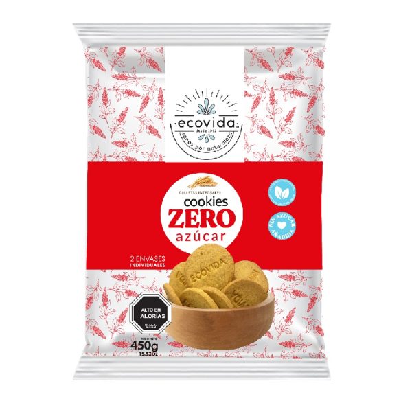 GALLETA FAMILIAR ZERO AZUCAR 450 GRS. ECOVIDA