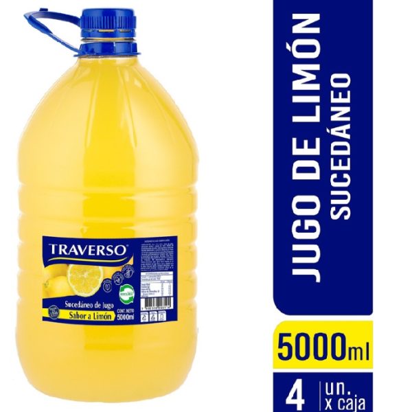 JUGOS DE LIMON TRAVERSO 5000 ML
