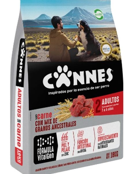 ALIMENTO PERRO ADULTO CARNE/CEREAL CANNES 18 KG