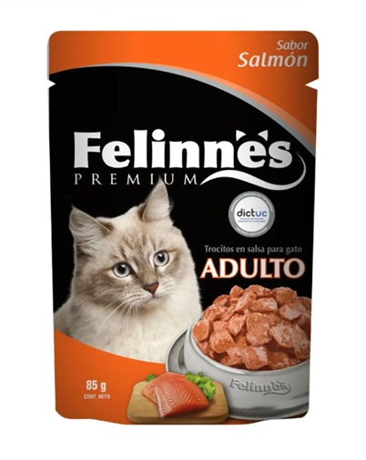 ALIMENTO HUMEDO GATO S. SALMON FELINNES POUCH 85 GRS