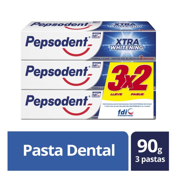 ORAL PEPSODENT WHITEN 3X90GR