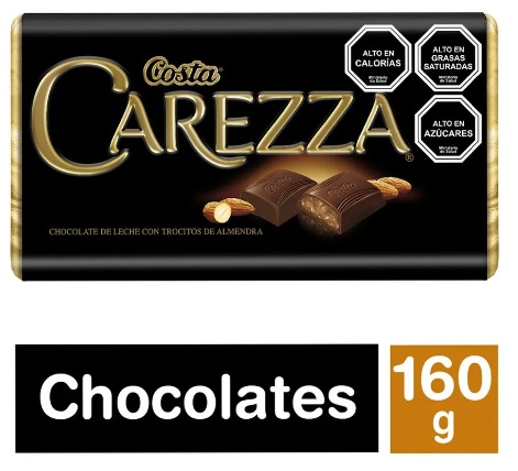 CAREZZA  ALMENDRAS (DISPLAY) 5X160 GR.