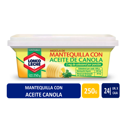 MANTEQUILLA LONCOLECHE  S/COL POT 250 grs.