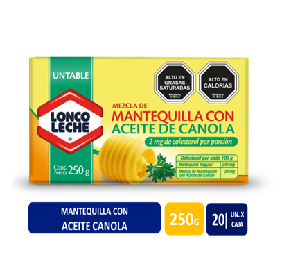 MANTEQUILLA LONCOLECHE  S/COL PAN 250 grs.