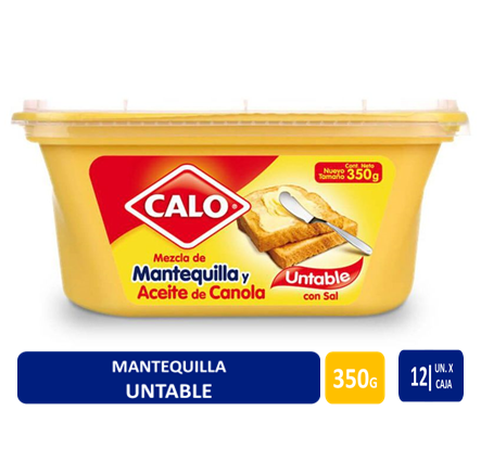 MANTEQUILLA CALO  UNTAB 350 grs.