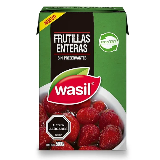 CONSERVA WASIL FRUTILLA ENTERAS WSL 500GRS