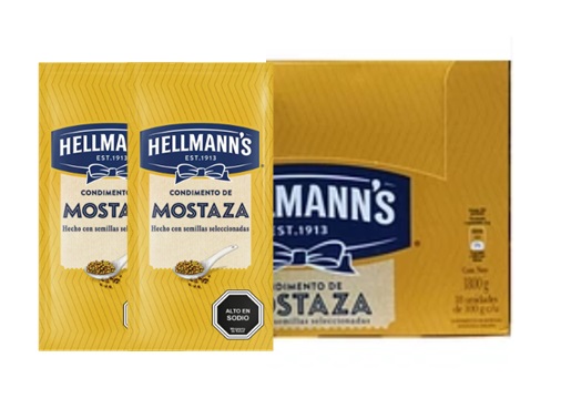 MOSTAZA DISPLAY HELLMANNS 100G