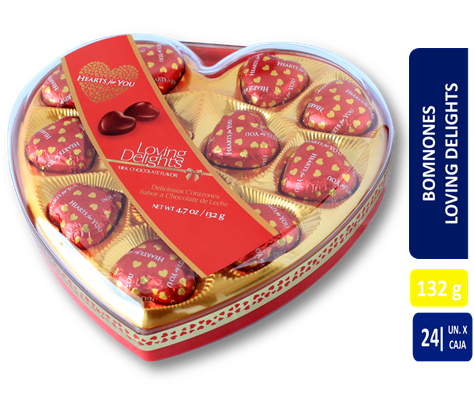 BOMBONES HEARTS FOR YOU 132 GRS