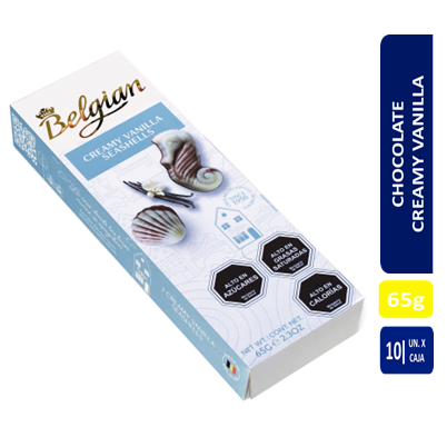 BELGIAN SEASHELLS VAINILLA 65GR