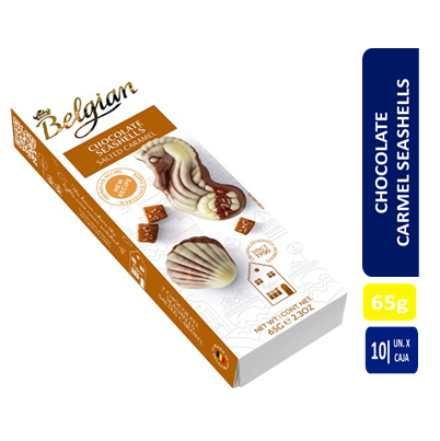 BELGIAN SEASHELLS CARAMEL 65GR