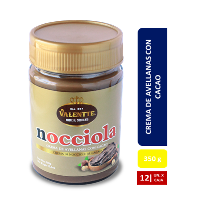 VALENTTE CREMA DE AVELLANA 350G (x12)