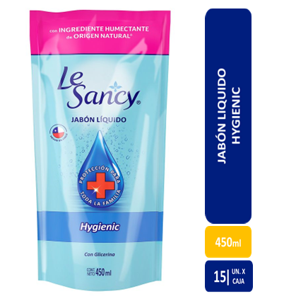 JABON LIQUIDO HYGENIC LE SANCY 450 ML