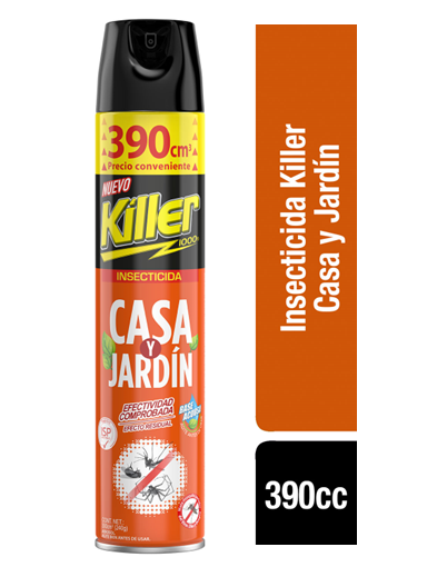 INSECTICIDA KILLER CASA YJARDIN 390cc