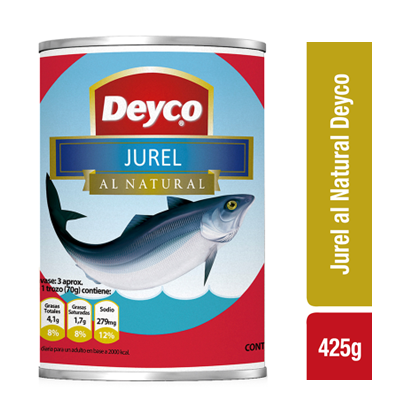 Jurel al Natural Deyco 24x425g