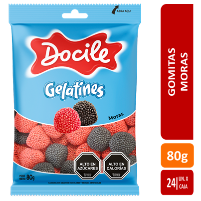 GOMITAS MORITAS DOCILE 80 GRS