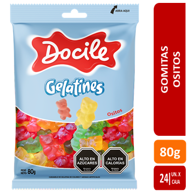 GOMITAS OSITOS DOCILE 24X80G
