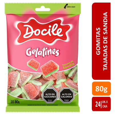 GOMITAS TAJADA SANDIA 24X80G