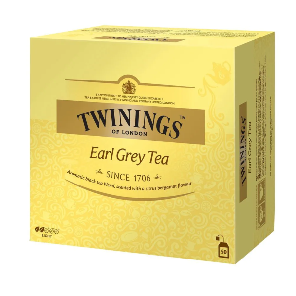 TE NEGRO EARL GREY TWININGS(caja amarilla)