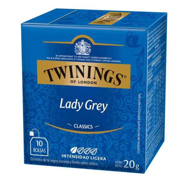 TE LADY GREY 10 BOLSITAS TWININGS