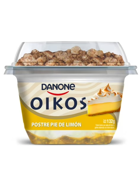 OIKOS POSTRE PIE DE LIMON 12X132GR